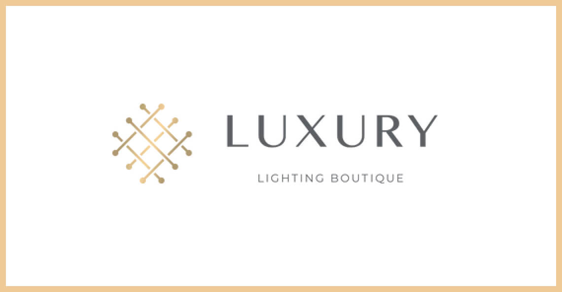 luxury lighting boutique logo